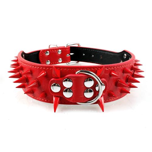 Spiked Studded Leather Dog Collars