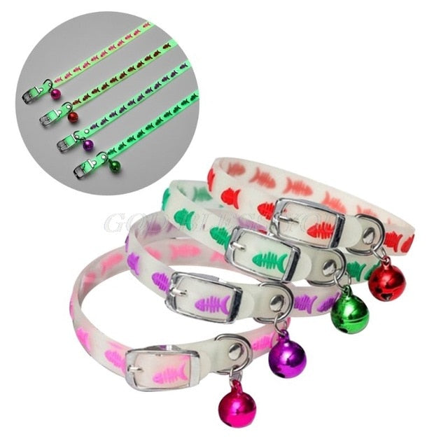 Pet Glowing Collars with Bells