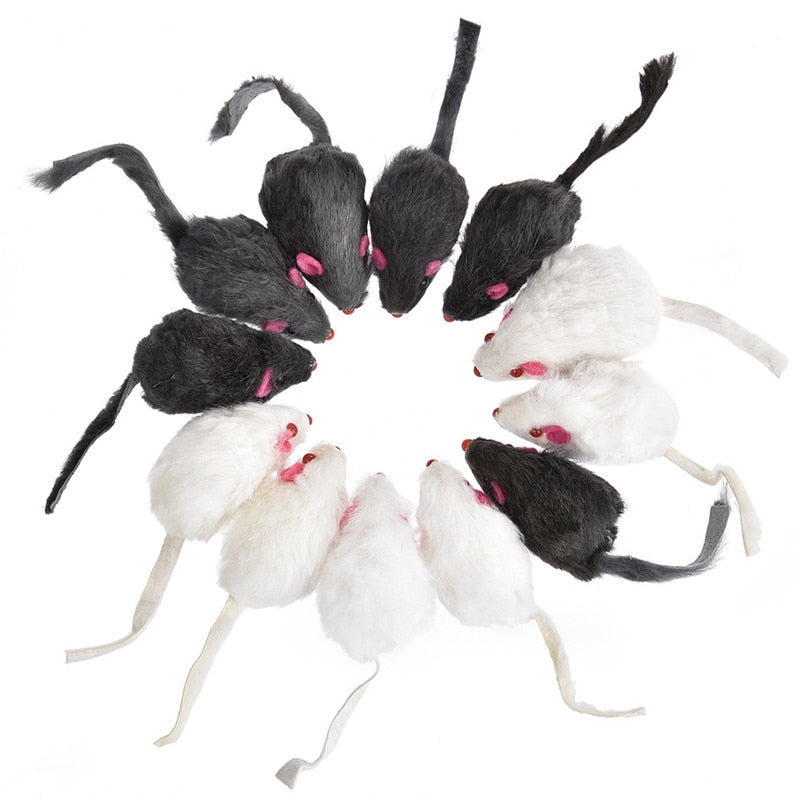 12PCS Cat Toy Mouse